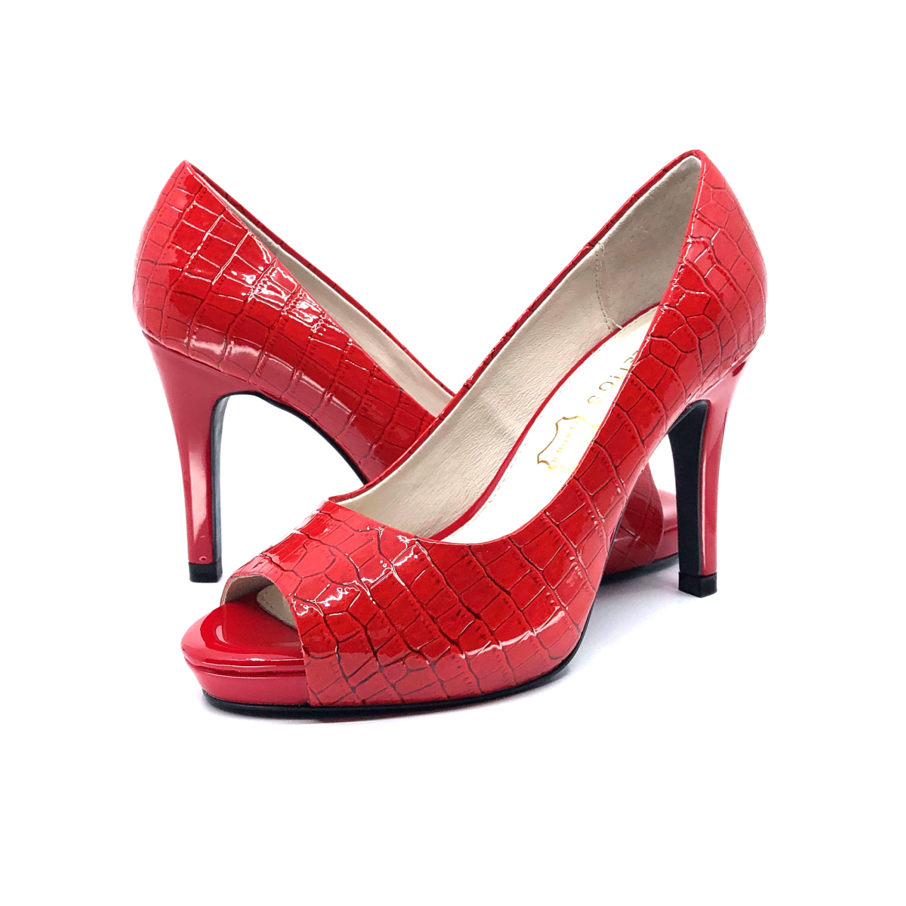 Leather Peep Toe Pump With Platform Roxy SCARLETTOS Australia